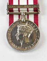 A Naval General Service Medal, with Palestine 1945-1948 clasp, marked P/JX80966 Ordinary Seaman G.