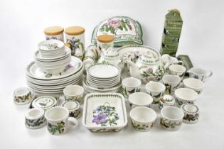 A collection of Portmeirion 'Botanic Garden' dinner and tea ware, to include plates, cups, etc.