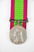 An Afghanistan Medal 1878-79-80, no bars, named to Sepoy Abed Ali of the 8th Regiment Native