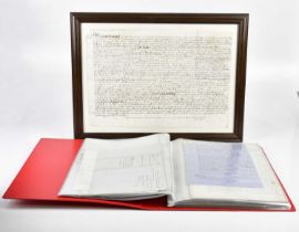 MACCLESFIELD INTEREST; an album of 18th century and later sale particulars and related documents