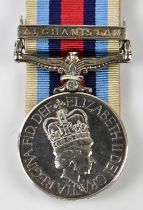 A Queen Elizabeth II Operational Service Medal, with Afghanistan clasp, named to 30019046