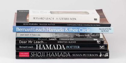 A collection of books on or by Bernard Leach, Shoji Hamada etc (8).