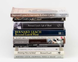 A collection of books on or by Bernard Leach and the Leach Pottery (11).