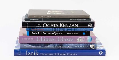 A collection of books on Asian ceramics (8).