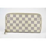 LOUIS VUITTON; a Damier Azure Portefeuille Clemence long wallet, 20 x 9 x 1.5cm. Condition Report: