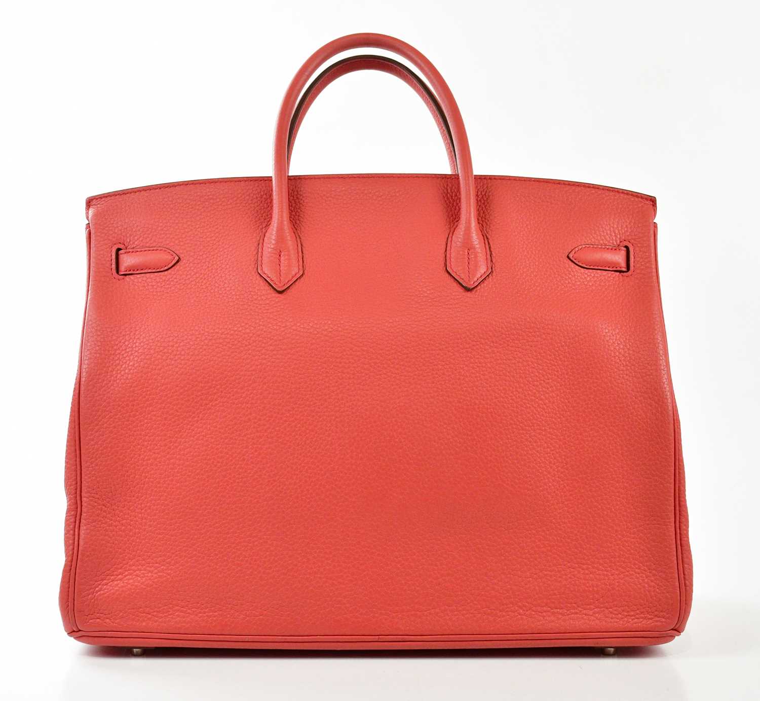 HERMÈS; a 2010 Birkin 40 Bougainvillea Taurillon Clemence leather handbag with clochette and - Image 6 of 13