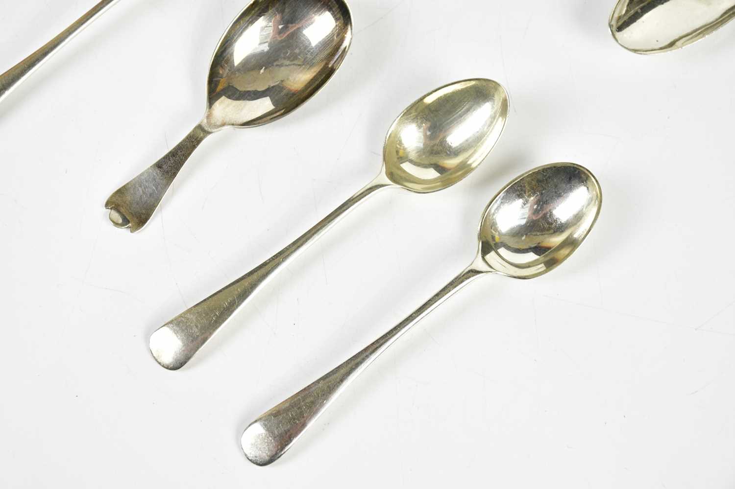 HARRISON BROTHERS & HOWSON; a set of four Victorian hallmarked silver forks, with resin handles, - Image 3 of 4
