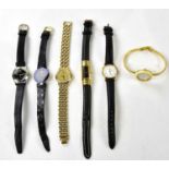 A small collection of lady's wristwatches to include Gucci, Raymond Weil, Longines, Terner and