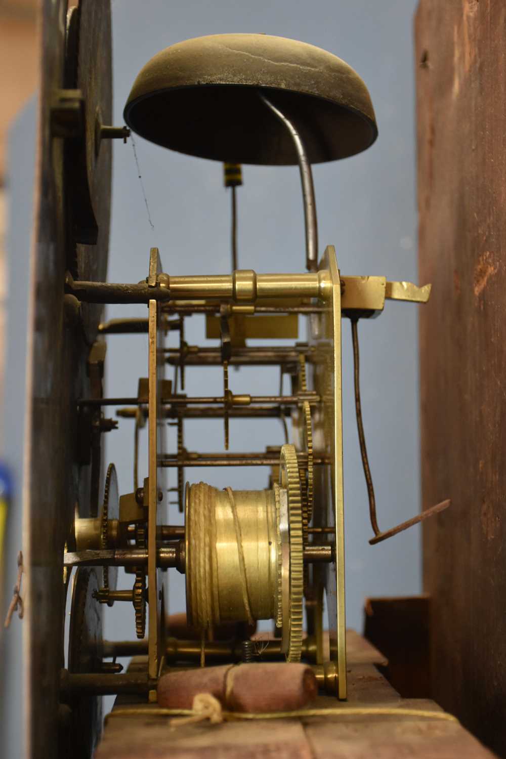 WILLIAM CROSS, CORK; a 19th century eight day longcase clock, the silvered arched dial inscribed ' - Image 6 of 14