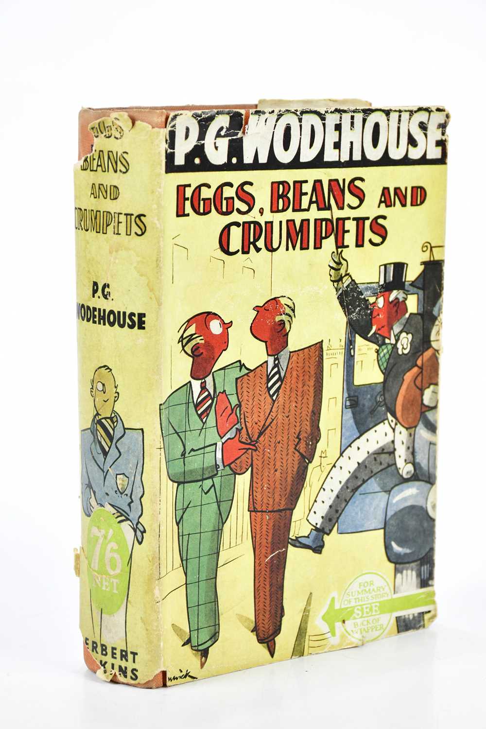 WODEHOUSE (P.G), EGGS, BEANS AND CRUMPETS, first edition, d.j., orange cloth, Herbert Jenkins,