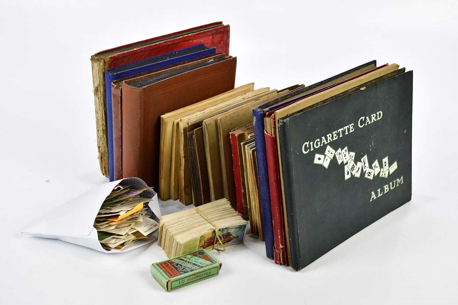 A large collection of cigarette and tea cards.