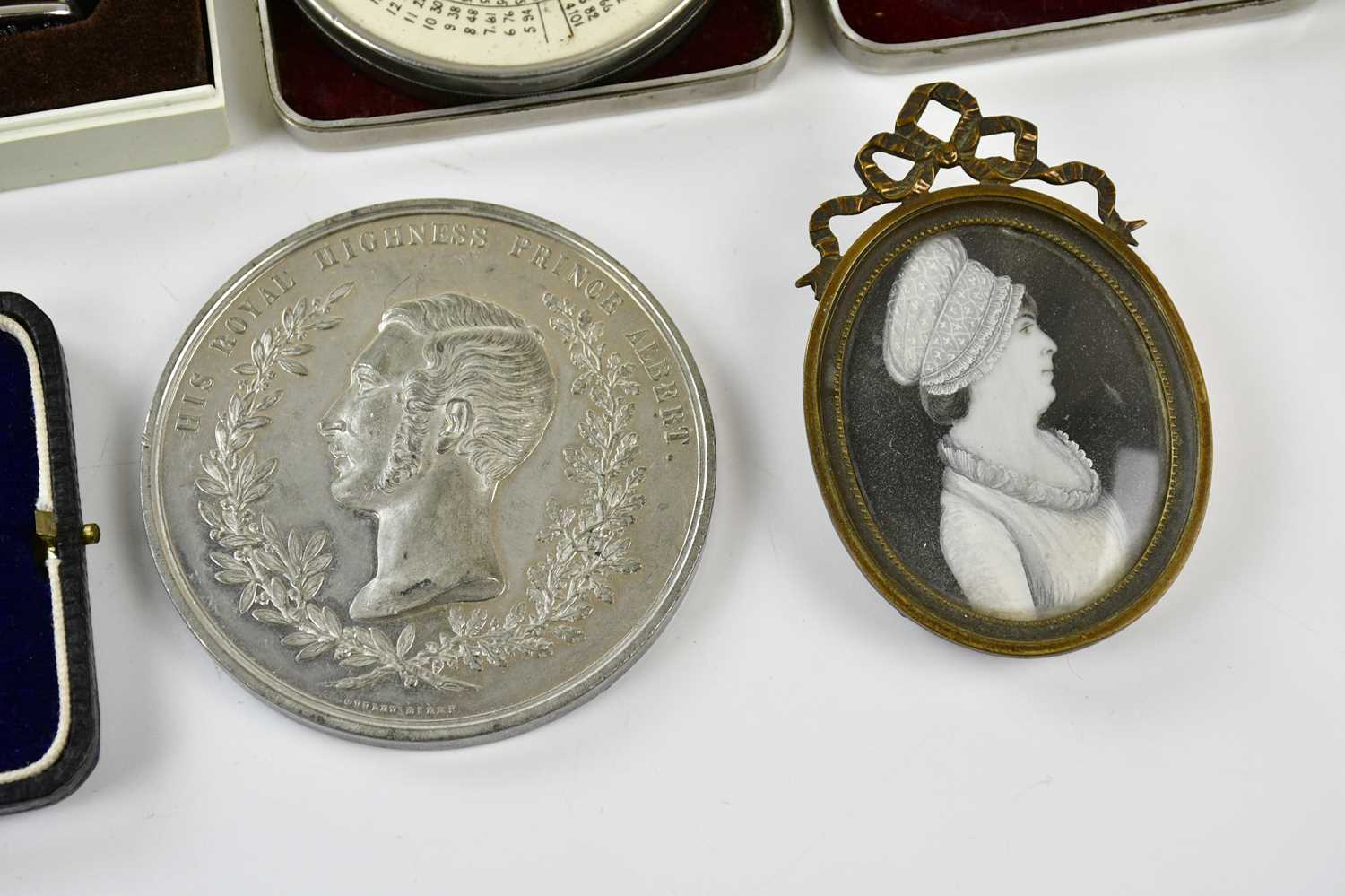 An assortment of collectors' items including a bronze Victorian medal awarded to Harry G. Cooper - Image 2 of 6