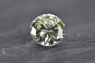 Standard VAT A loose diamond, the round brilliant cut stone weighing approx. 2cts, colour L/M,