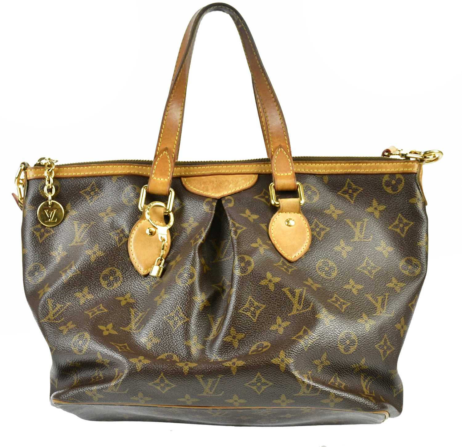 LOUIS VUITTON; a monogram Palermo PM shoulder bag with detachable shoulder strap, No. SR2087, 36 x