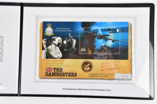 WESTMINSTER; a Dambusters raid £25 gold proof presentation coin, numbered 40/450, in presentation