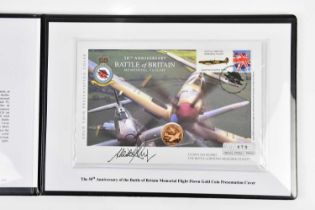 WESTMINSTER; a 50th anniversary Battle of Britain £25 gold proof coin, numbered 79/250, in