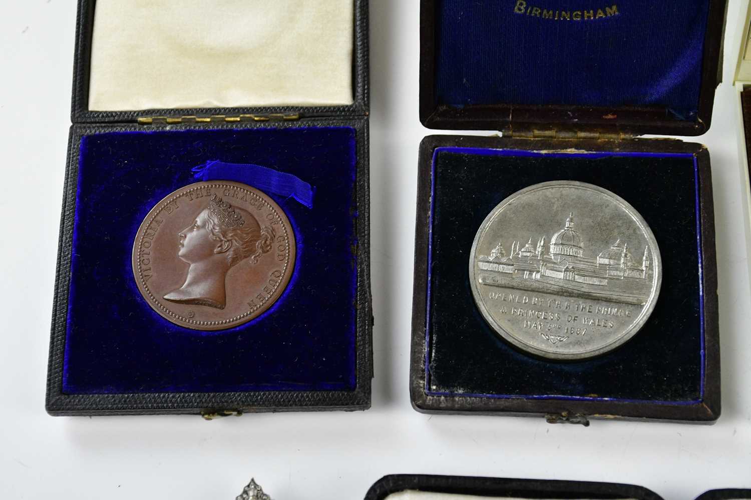 An assortment of collectors' items including a bronze Victorian medal awarded to Harry G. Cooper - Image 4 of 6