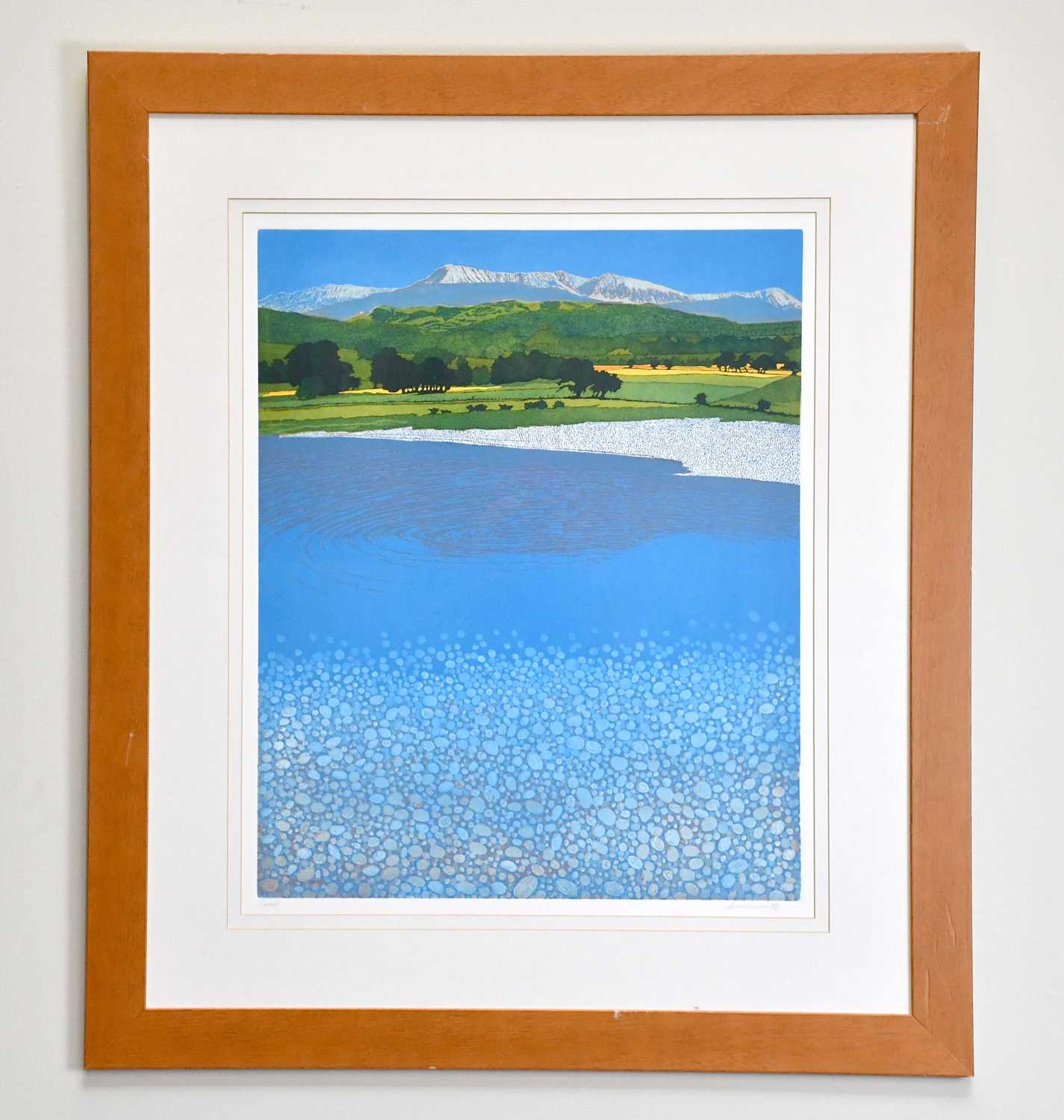 † PHIL GREENWOOD; limited edition colour print, ‘Cadair’, signed, numbered 88/150 and titled in