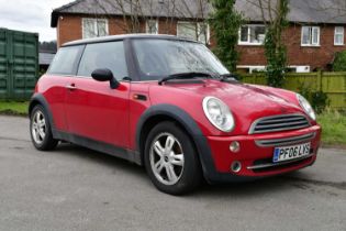 MINI; a 2006 three door car, PF06 LVS, with MOT until 19/08/2024, mileage approx 141,000. Buyer's