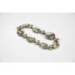 GEORG JENSEN; a sterling silver Moonlight Grapes bracelet, no.96, signed and with hallmarks,