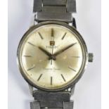 TISSOT; a gentleman's vintage stainless steel Seastar Seven wristwatch, with engraved logo to case