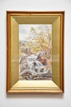 SAMUEL MAURICE JONES; watercolour, river scene, signed lower right, 48 x 29cm, framed and glazed.