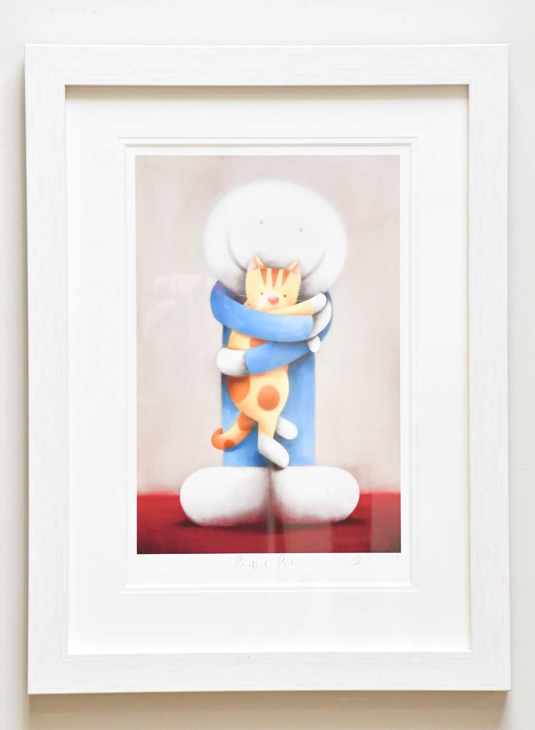 † DOUG HYDE; a signed limited edition print, 'Perfect Pals', 91/395, signed lower right, 61 x