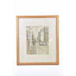 † IAN WOOD; pastel, 'John Dalton Street', indistinctly signed and dated 07, 29.5 x 23cm, framed