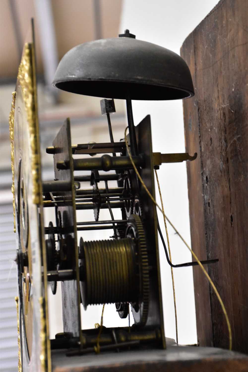 SAMUEL WRIGHT, NORTHWICH, an 18th century eight day longcase clock, the brass face with applied - Image 4 of 6