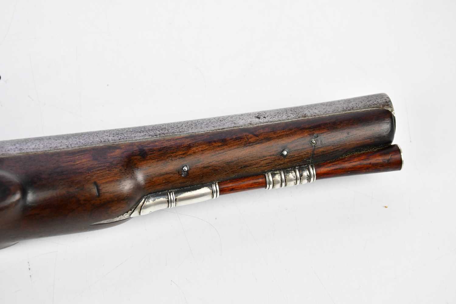 FREEMAN OF LONDON; an 18th century 22 bore travelling pistol, the barrel marked with two early - Image 4 of 8