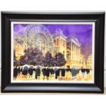 † PETER J RODGERS; watercolour, 'Night at the Opera', signed lower left, 50 x 71cm, framed and