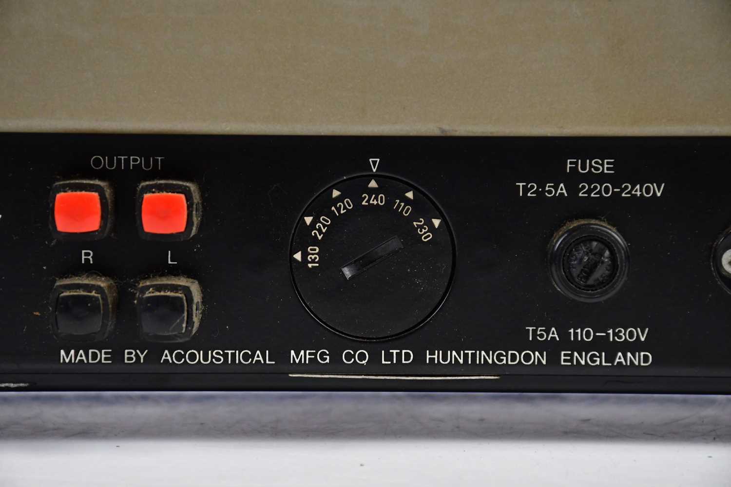 QUAD; a 405 amplifier (1). Condition Report: Electrical items are not tested, we do not know if they - Image 6 of 7