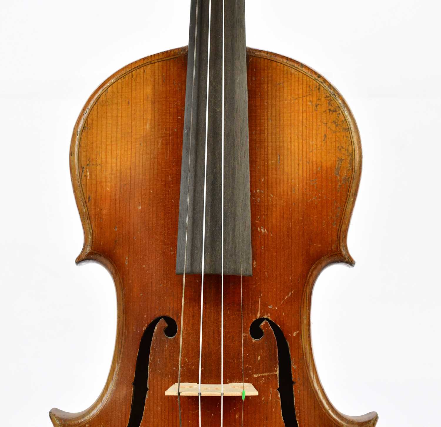 RIGAT RUBUS, ST PETERSBURG; a full size Russian violin with two-piece back length 35.5cm, with - Image 3 of 18
