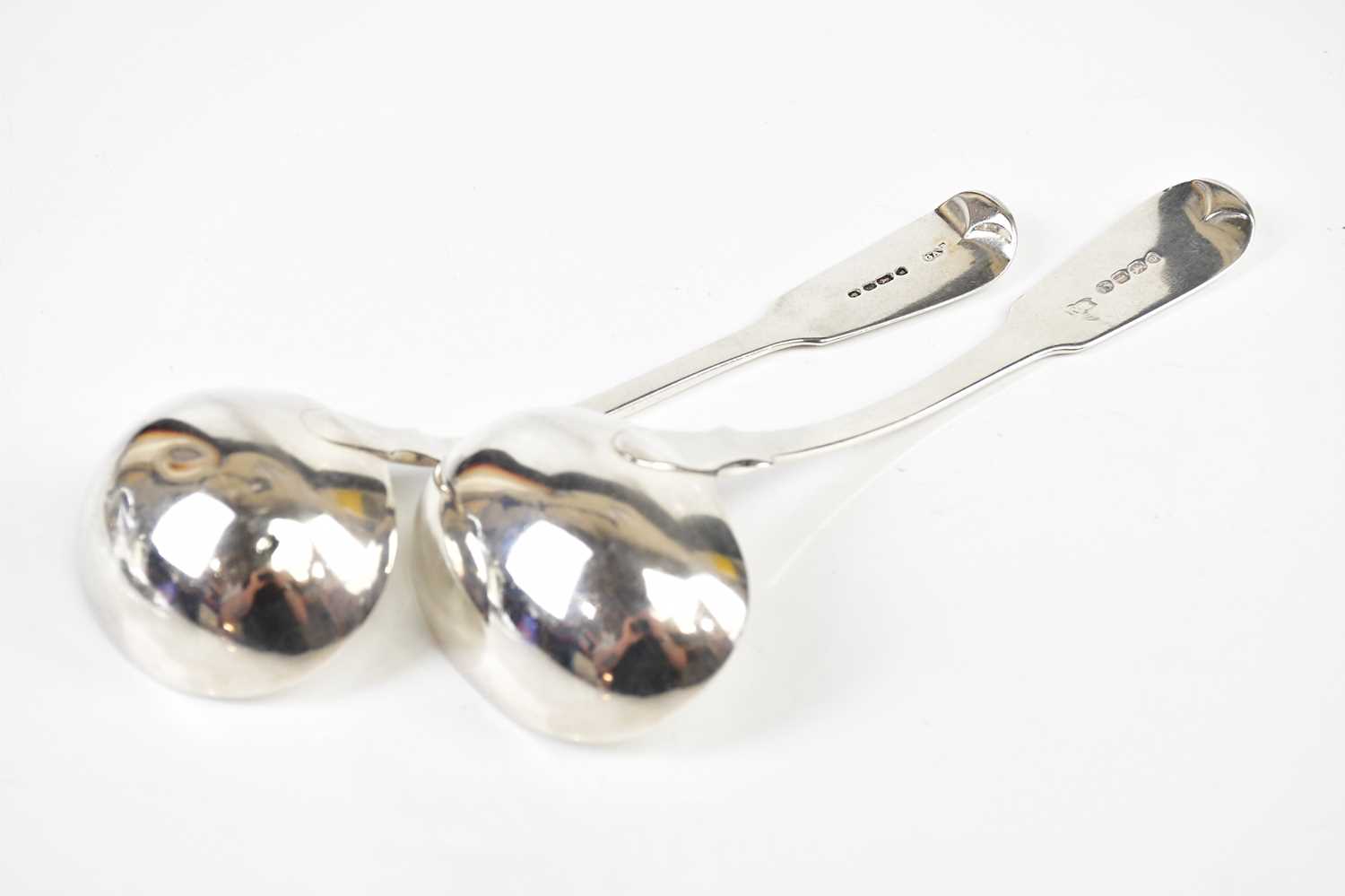 CHAWNER & CO; a Victorian hallmarked silver sauce ladle, London 1844, and a similar hallmarked - Image 3 of 3