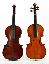 A three-quarter size 'Medio-Fino' violin with one-piece back length 33cm, with another three-quarter