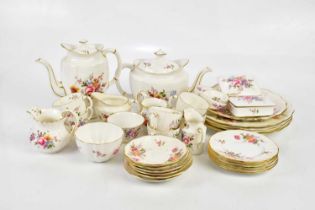 ROYAL CROWN DERBY; a part tea/dinner service in the 'Derby Posies' pattern. Condition Report: Some