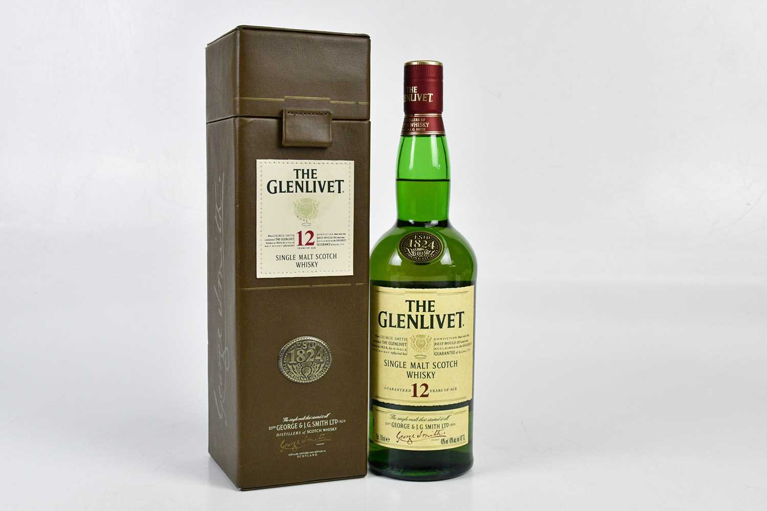 WHISKY; a bottle of The Glenlivet Single Malt aged 12 years Scotch whisky, 40%, 70cl, boxed. - Image 4 of 4