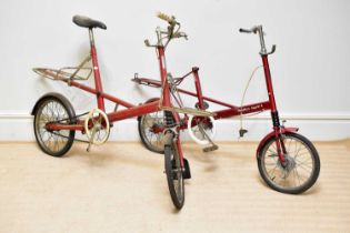 MOULTON SUPER 4; a vintage bicycle, and another similar with MM logo, (2)