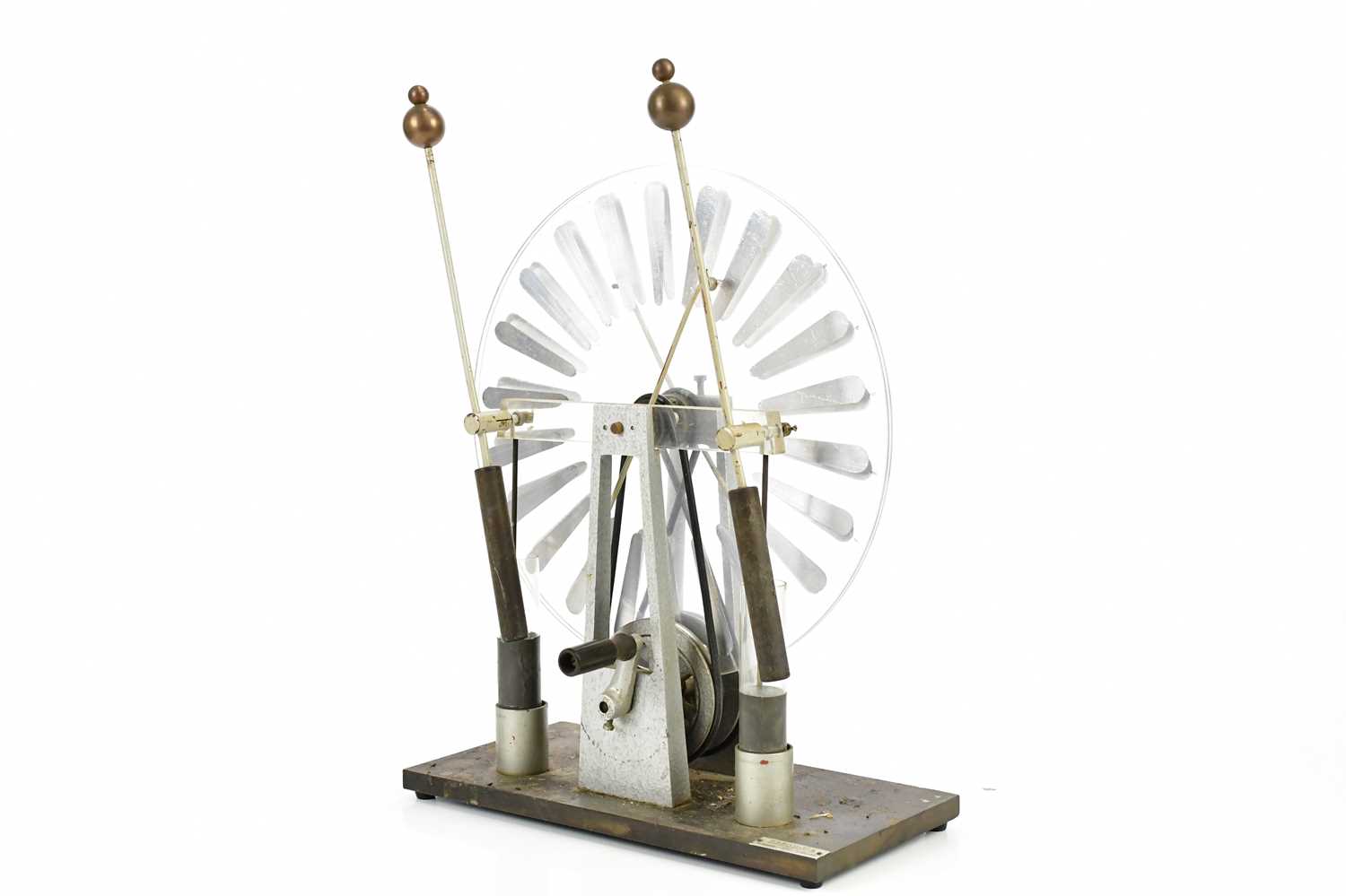 W B NICOLSON; a Wilmshurst type machine, on plinth base, height 43cm. - Image 2 of 4