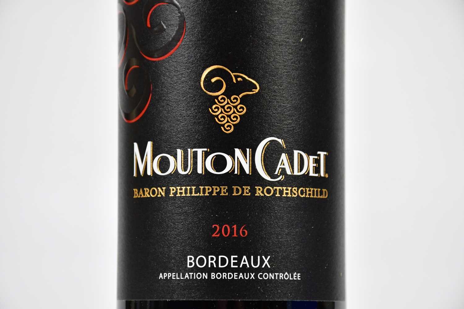 RED WINE; a bottle of Mouton Cadet Baron Philippe de Rothschild 2016, with certificate of authencity - Image 3 of 4