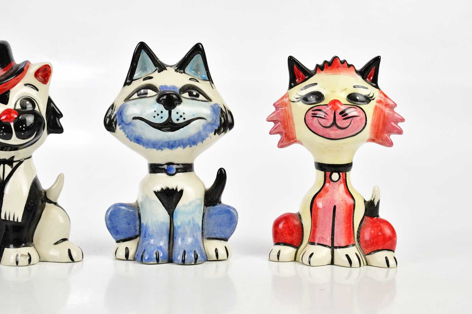 LORNA BAILEY; four models of cats, height of largest 13cm (4) - Image 3 of 4