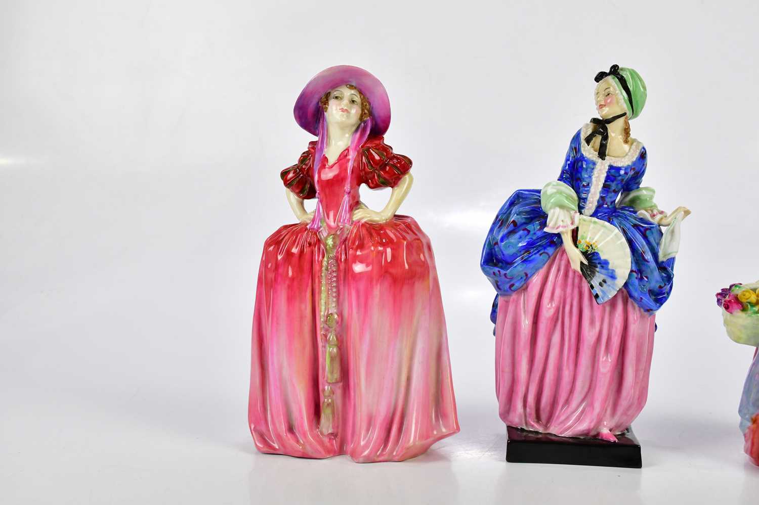 ROYAL DOULTON; three figures comprising HN1818 'Miranda', height 20cm, HN1567 'Patricia' and - Image 2 of 6