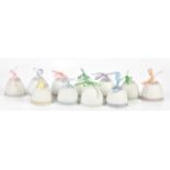 LLADRO; a collection of eleven bells comprising of 1992, 1989, 1996, 1991, 1987, 1993, 1988, 1990,