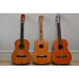 HOHNER; a Leyanda Maestro acoustic guitar, together with a Dulcet Classic guitar and further scratch