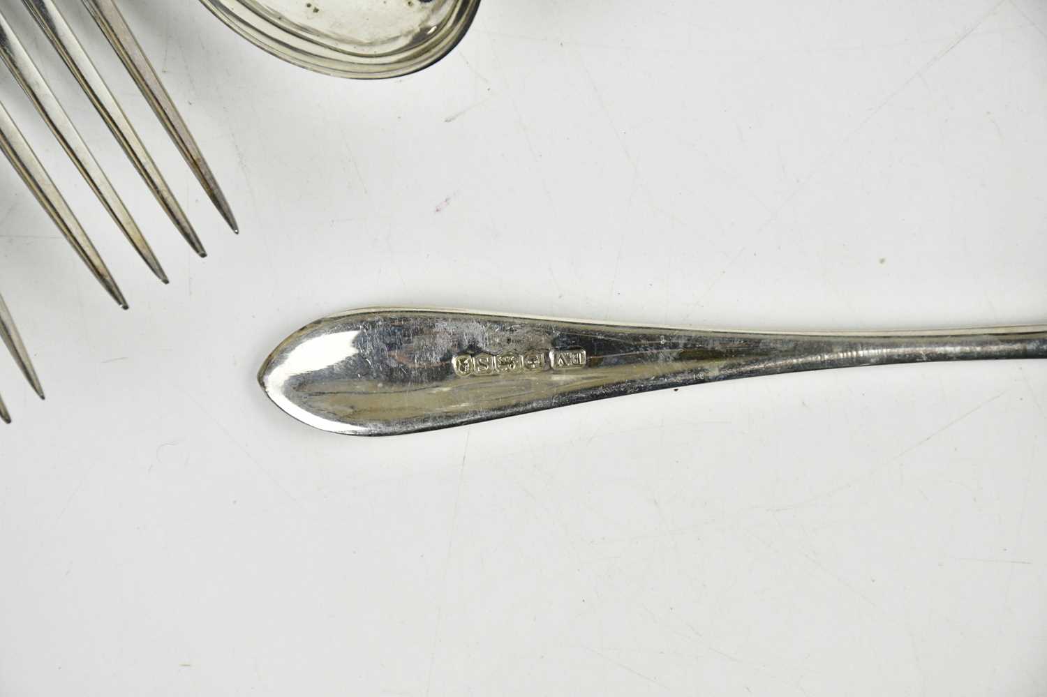VINERS; a George V hallmarked silver twenty-five piece cutlery service, Sheffield 1935, approx - Bild 4 aus 4