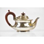 ADIE BROTHERS LTD; a hallmarked silver tea pot, with bakelite finial and handle, Birmingham 1936,