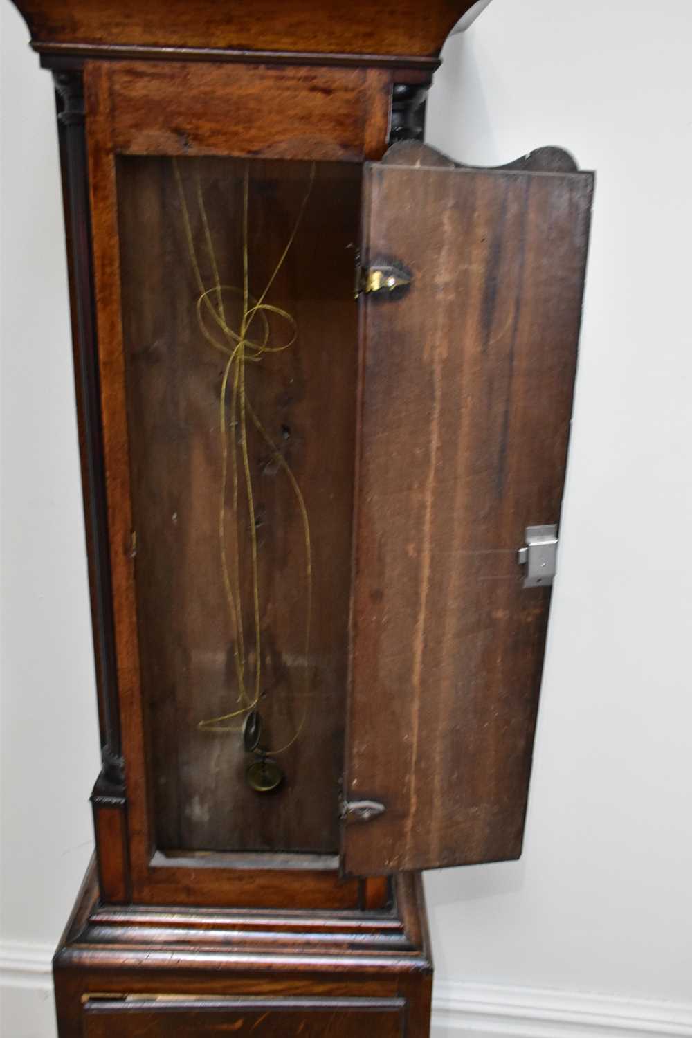 SAMUEL WRIGHT, NORTHWICH, an 18th century eight day longcase clock, the brass face with applied - Image 6 of 6