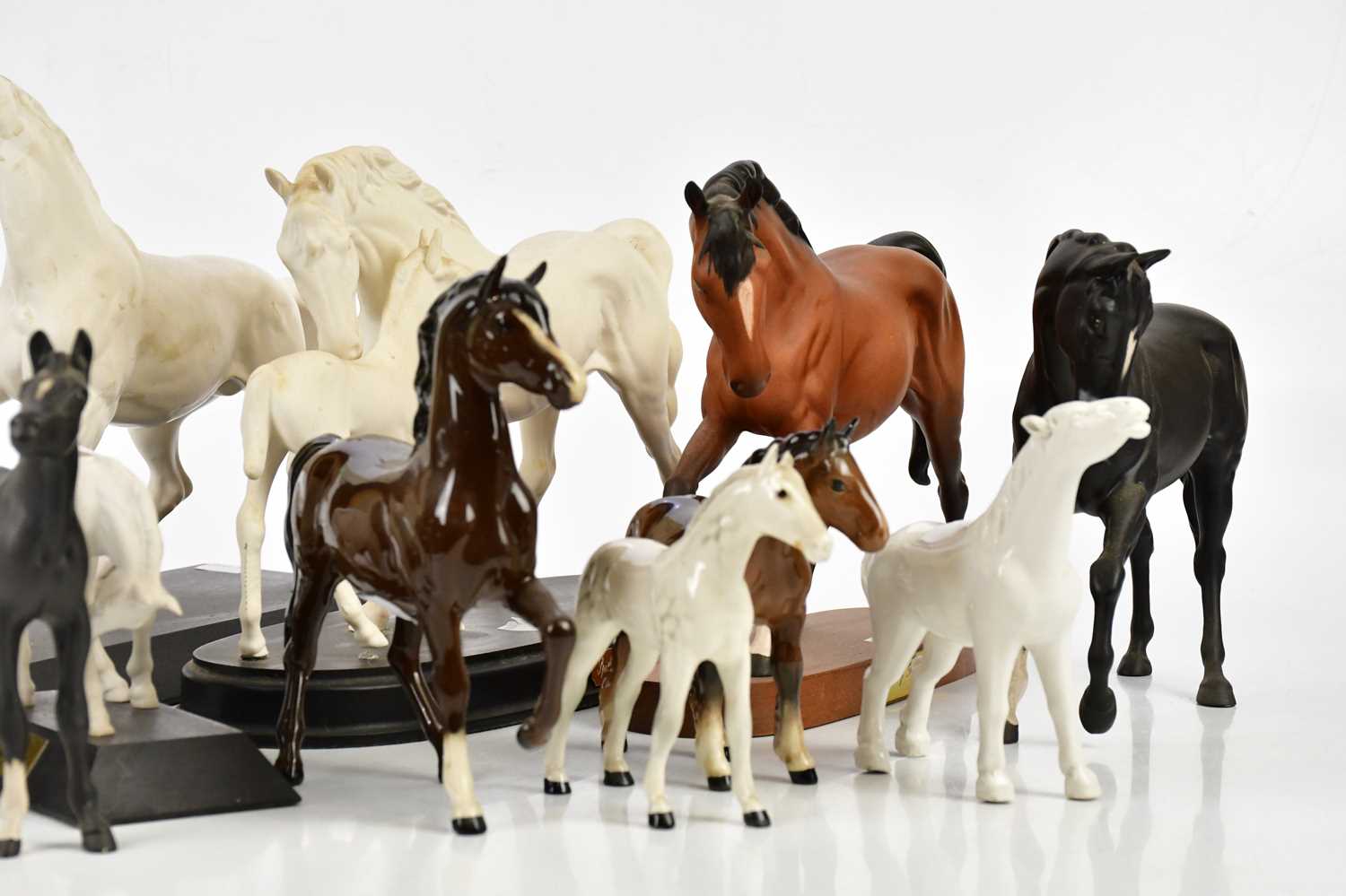 BESWICK; a collection of ten horse figures. - Image 3 of 3