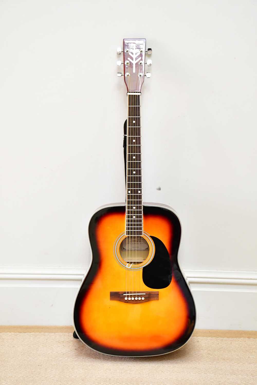 STRETTON PAYNE; an acoustic guitar, model SPD15B.