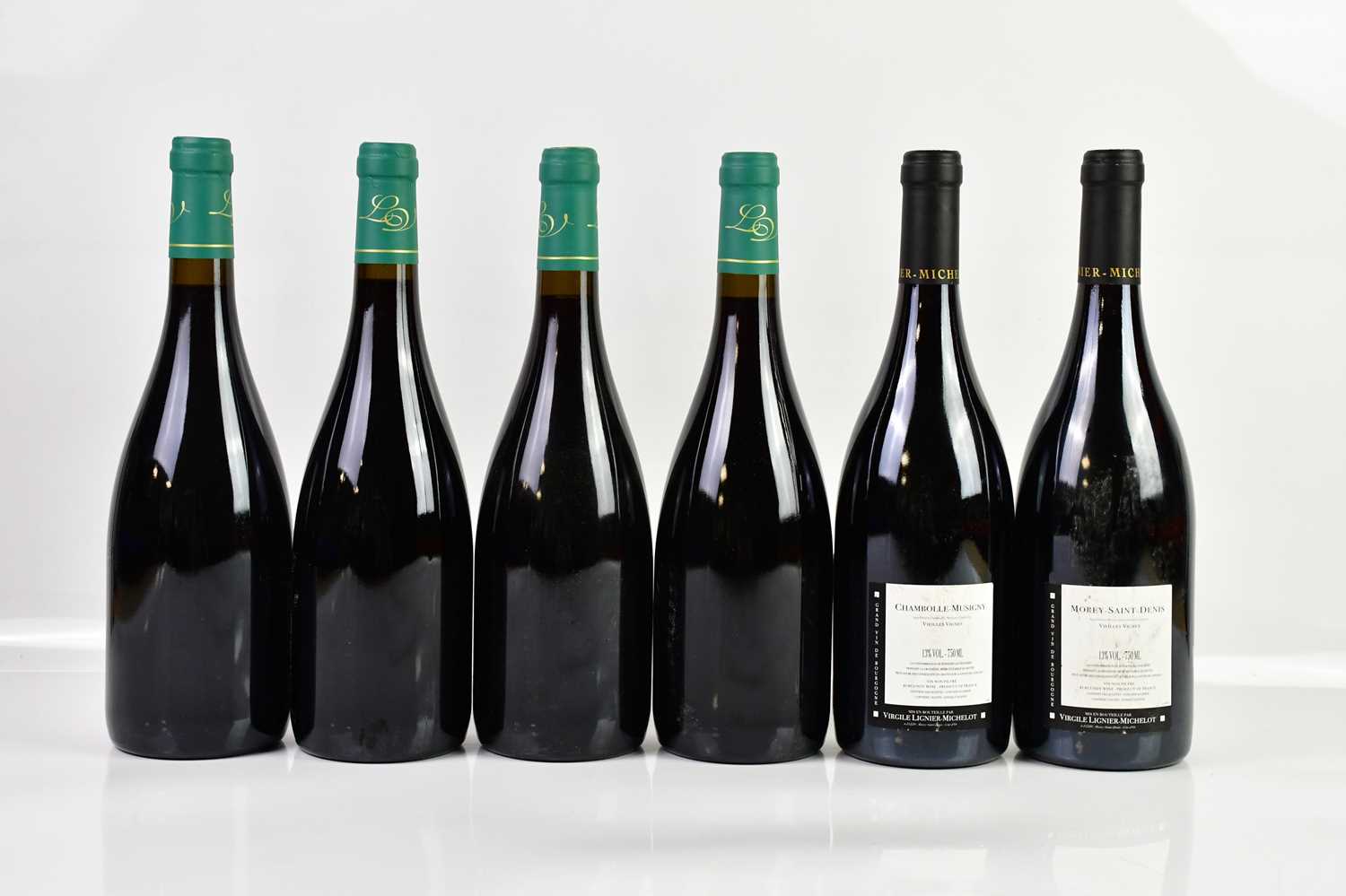 RED WINE; six bottles of mixed red wine including two bottles of Chambolle Musigny 2002, 13%, 750ml, - Image 2 of 2